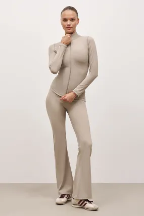 product couple intimacy Base Sculpting Flared Leggings - Taupe