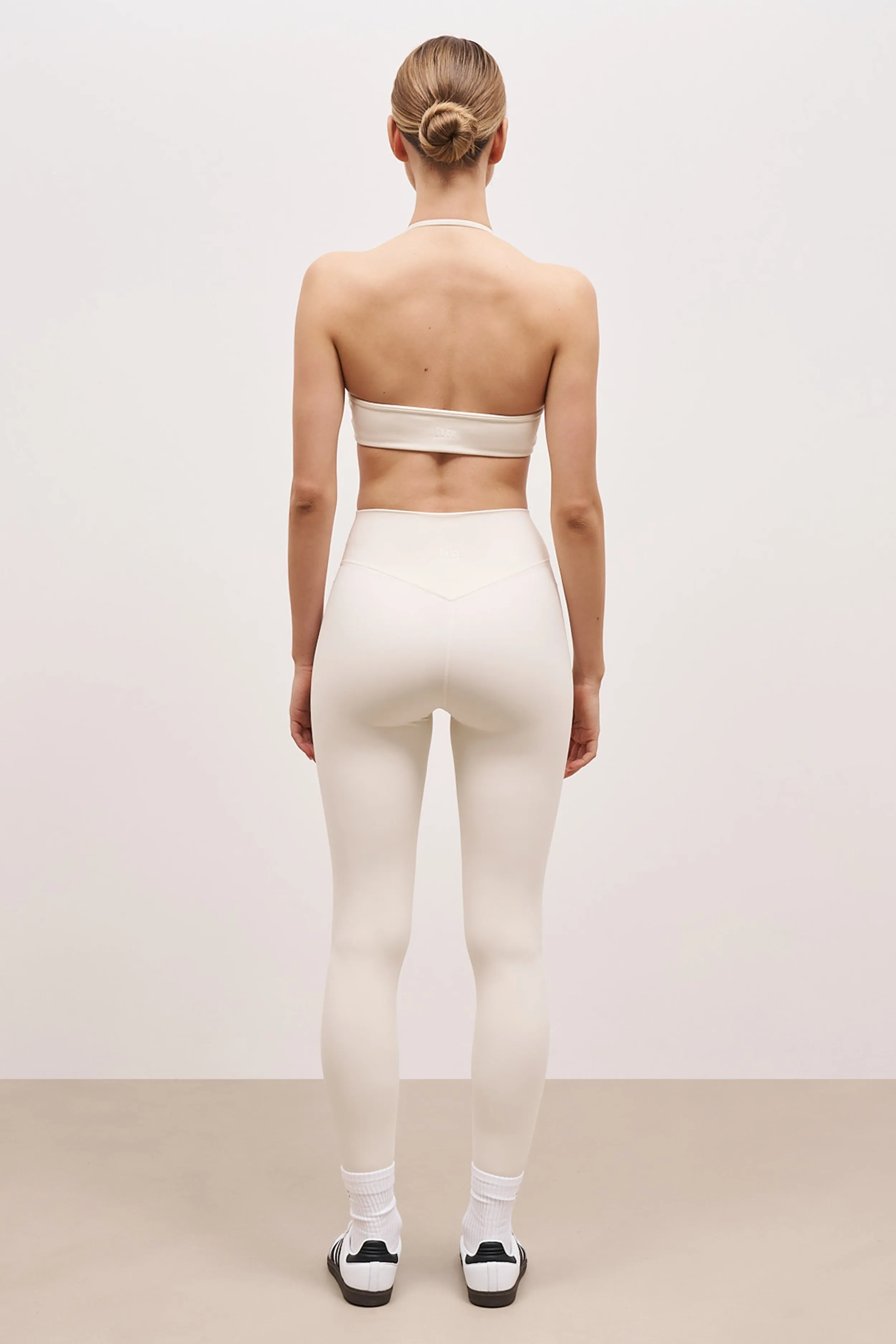 Fresh Fit Base Sculpting Halter Cami Bra - Tofu