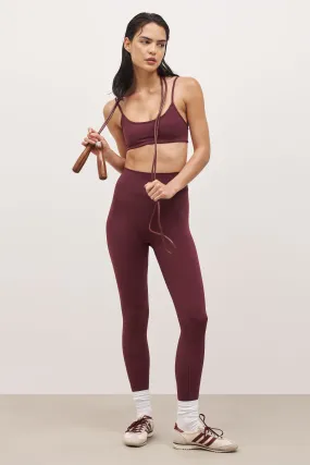 Base Sculpting Leggings - Merlot product safety product skiing suitability