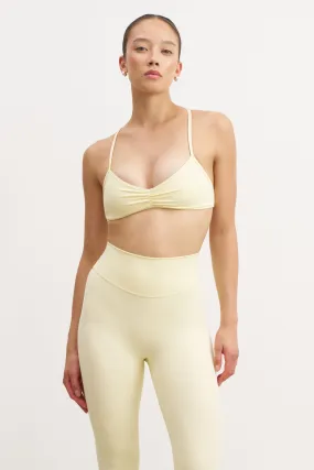 Base Sculpting Skinny Ruched Bra - Buttermilk Minimal Comfort