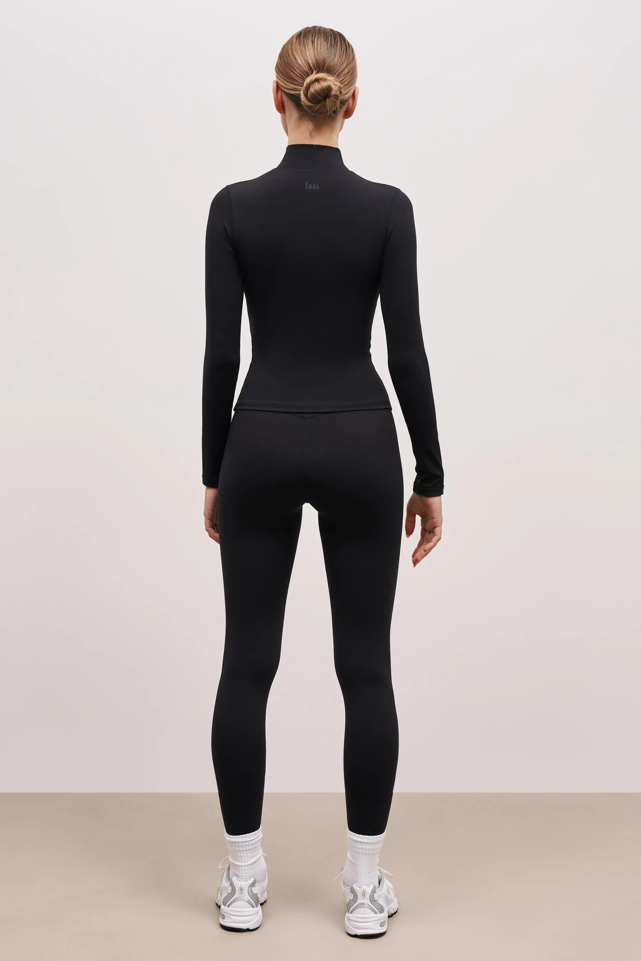 BondedEdges Base Sculpting Zip Up Jacket - Black