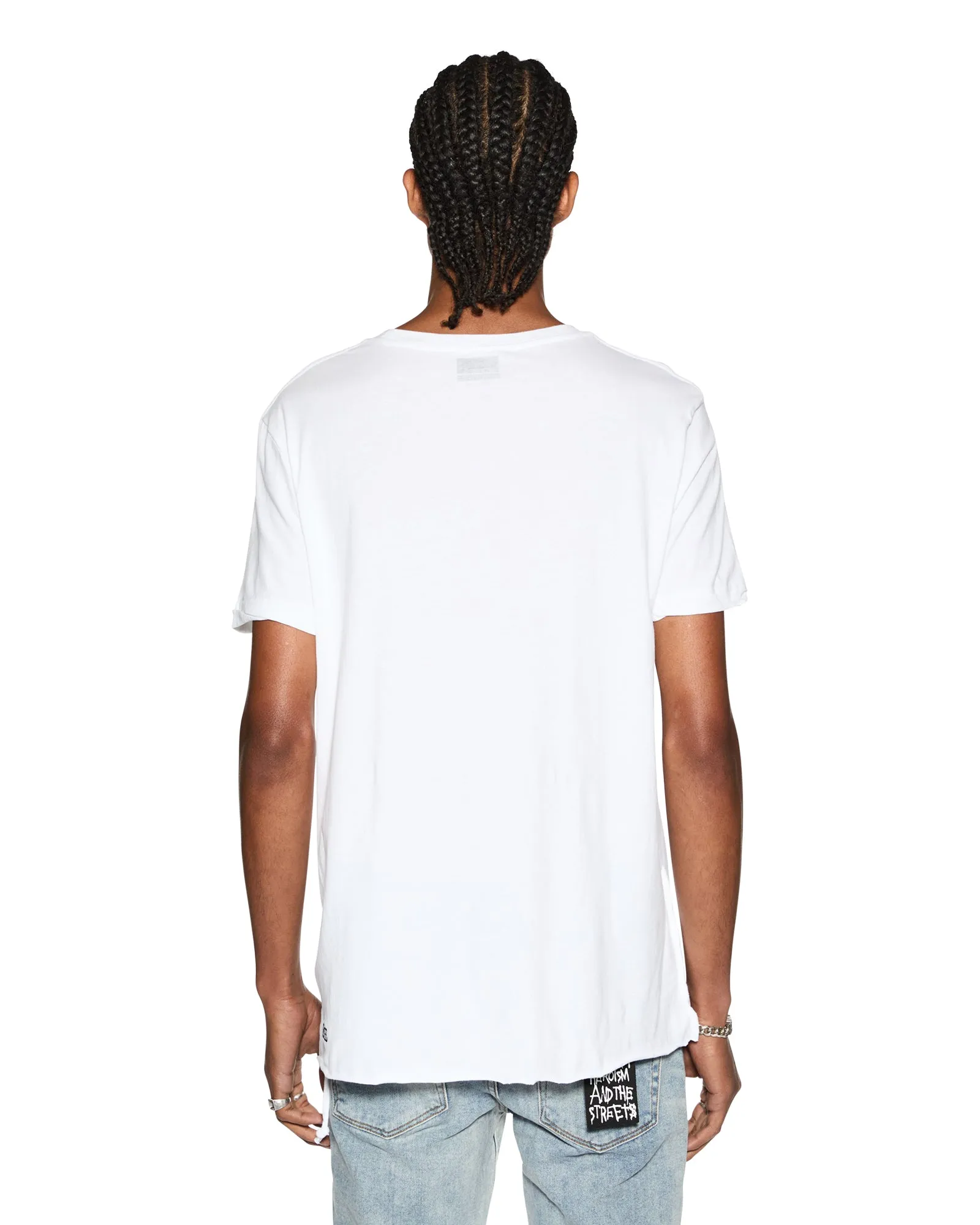 SEEING LINES SS TEE WHITE Minimalist purity Neutral Color