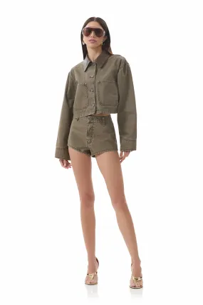 Core Utility Work Flex Beckham Short - Olive Night