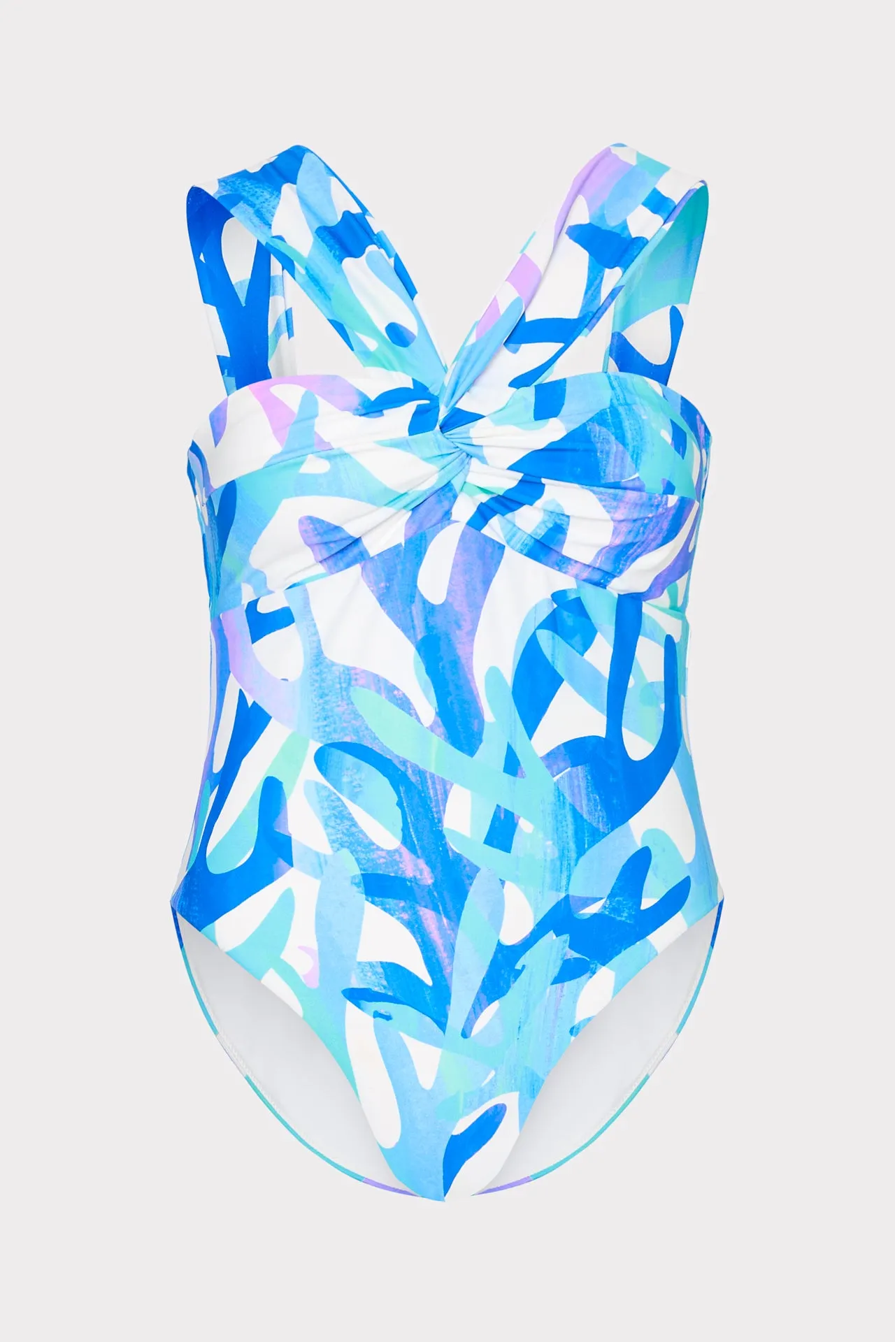 Anti Sag Waistband Betsy Italian Under The Sea Bandeau One Piece