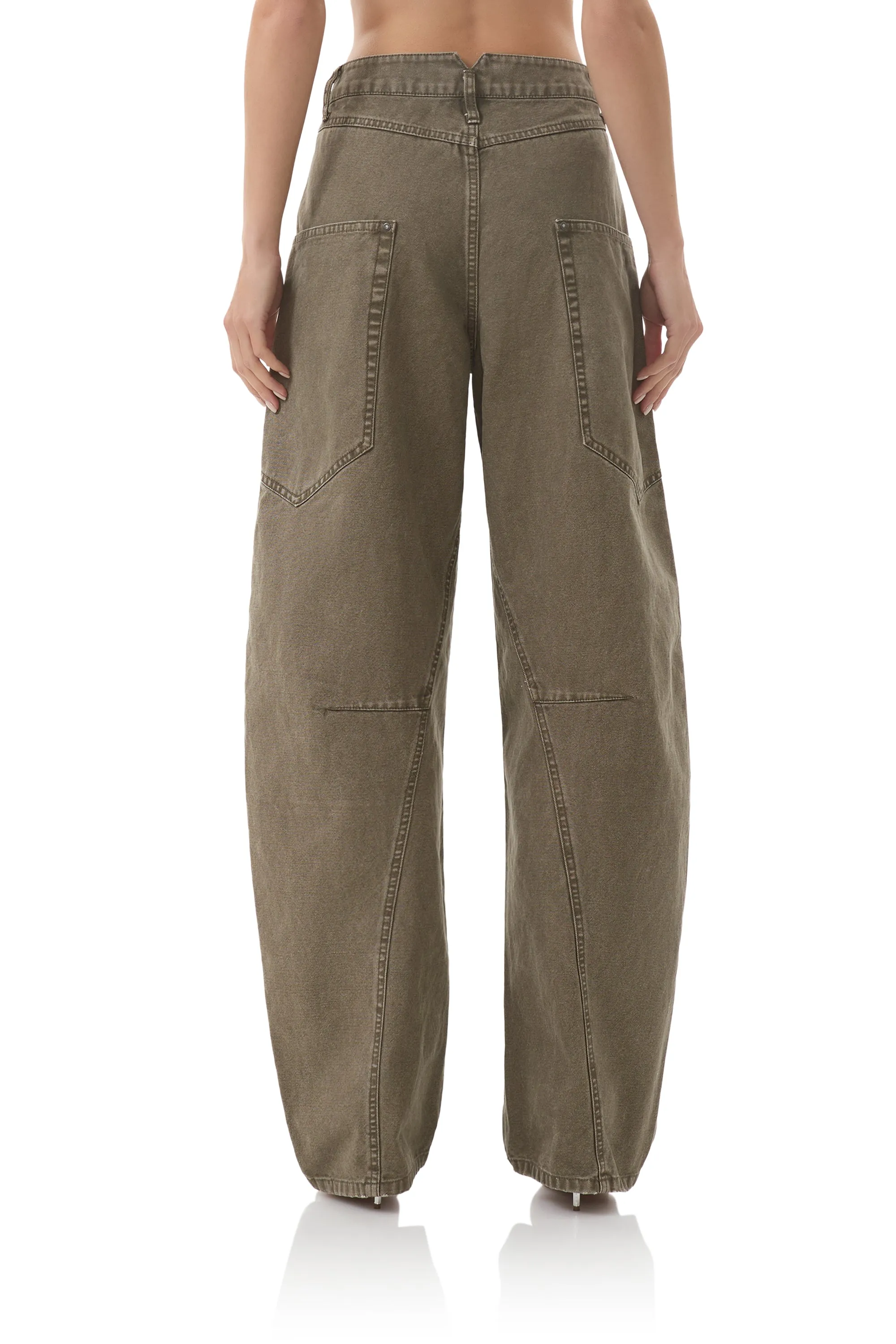 ReinforcedKnees FadeResistant Bexley Barrel Pant - Olive Night