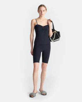 Biker - Stretch Jersey Swim Shorts - Black stain guard