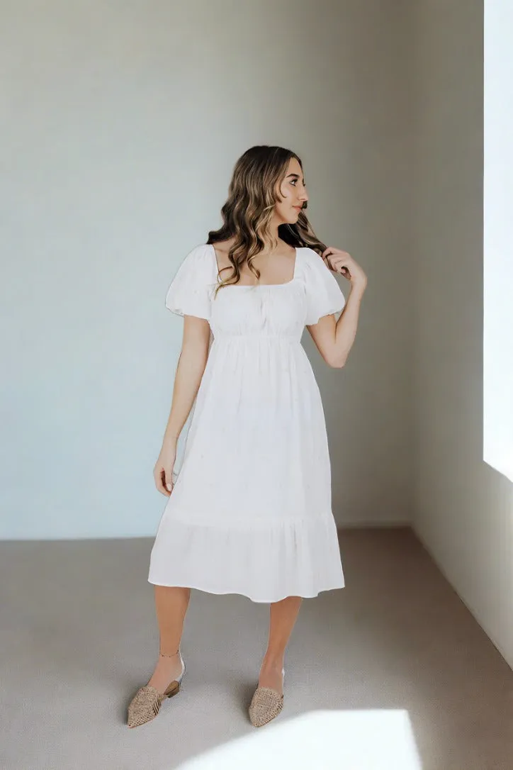 Love You Dearly Midi Dress - FINAL SALE Art-Gallery Chill Moment