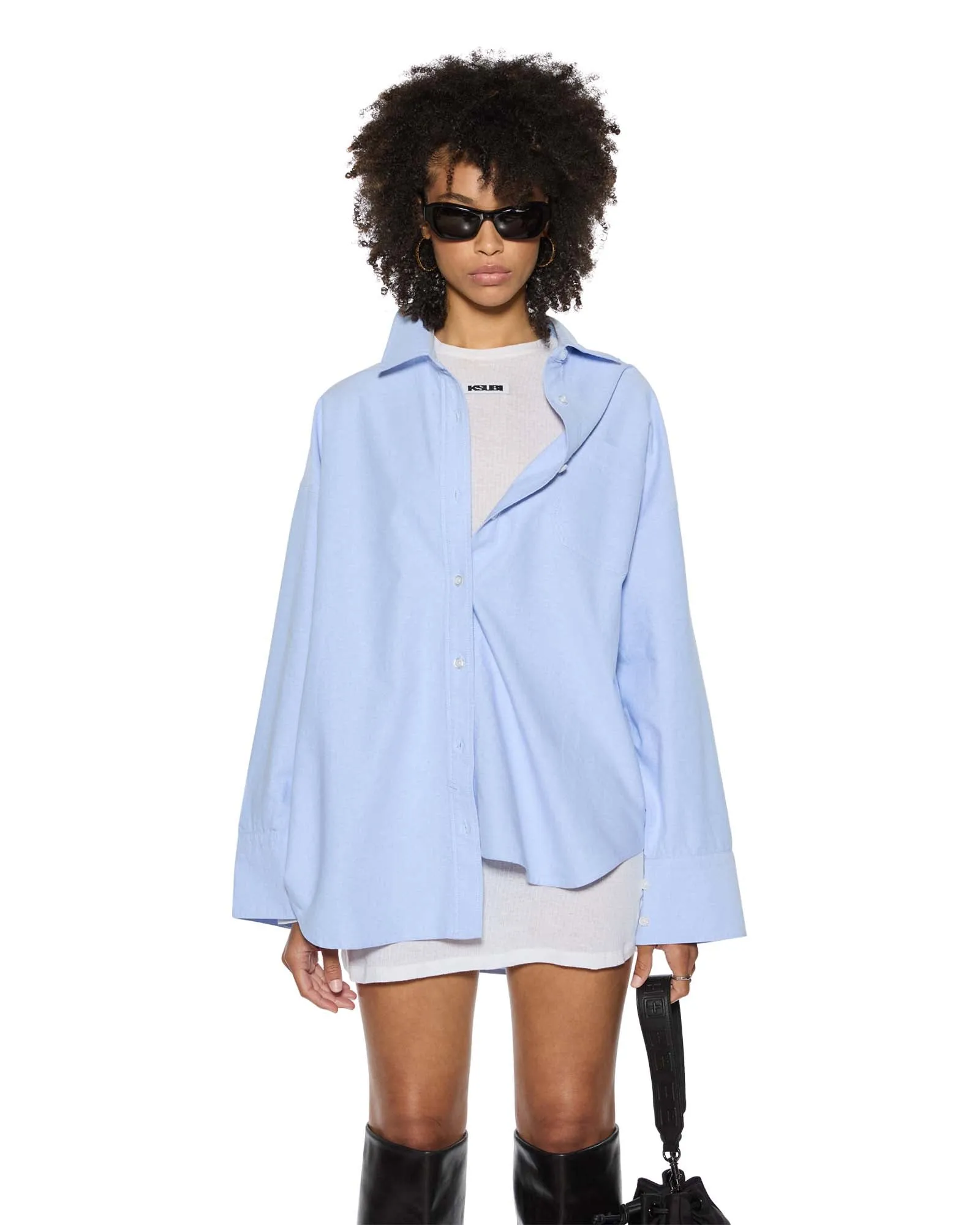 ASTRA LS SHIRT BLUE OXFORD Fashionable Look