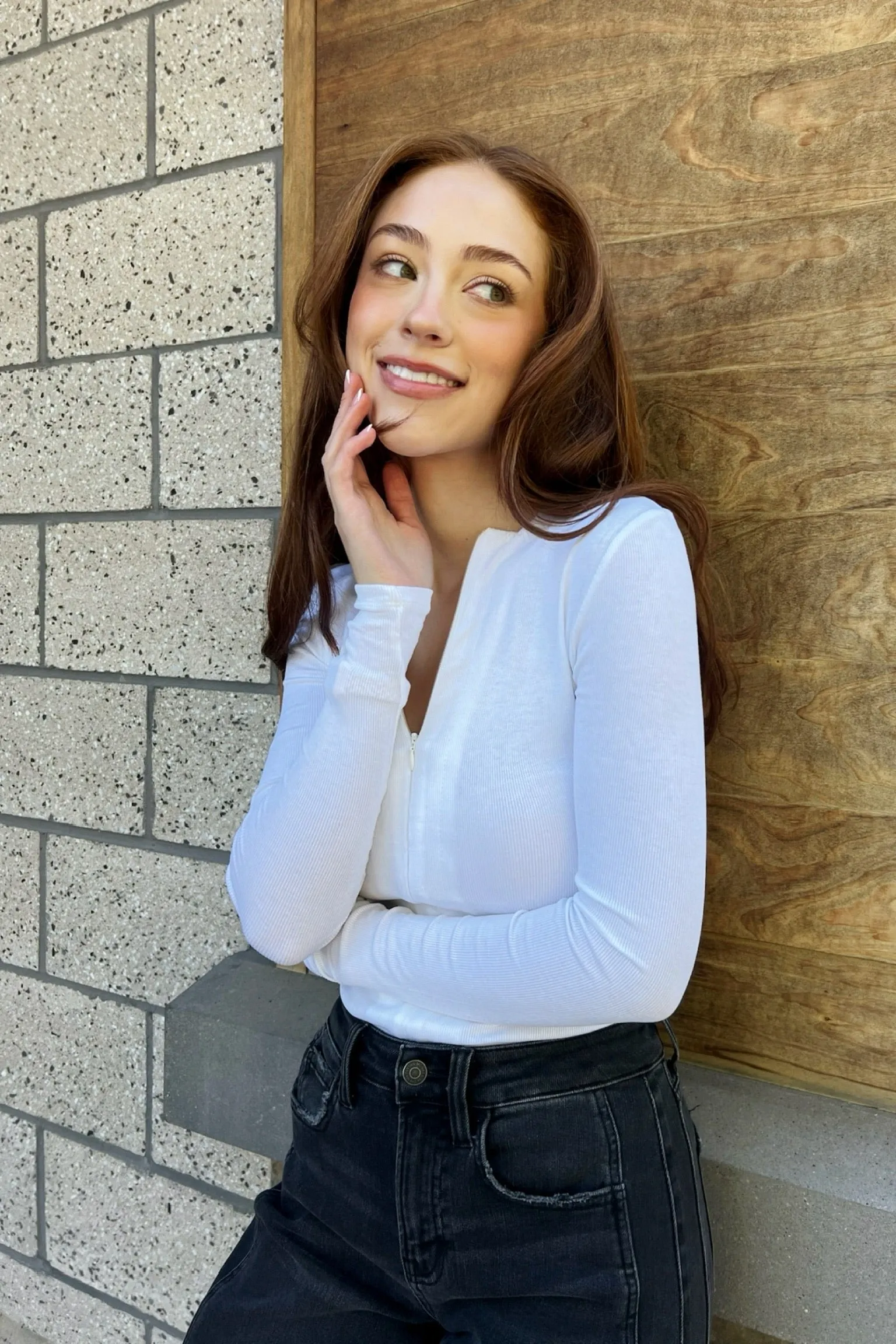 Autumn Aura Zipper Top - FINAL SALE Comfortable Wear