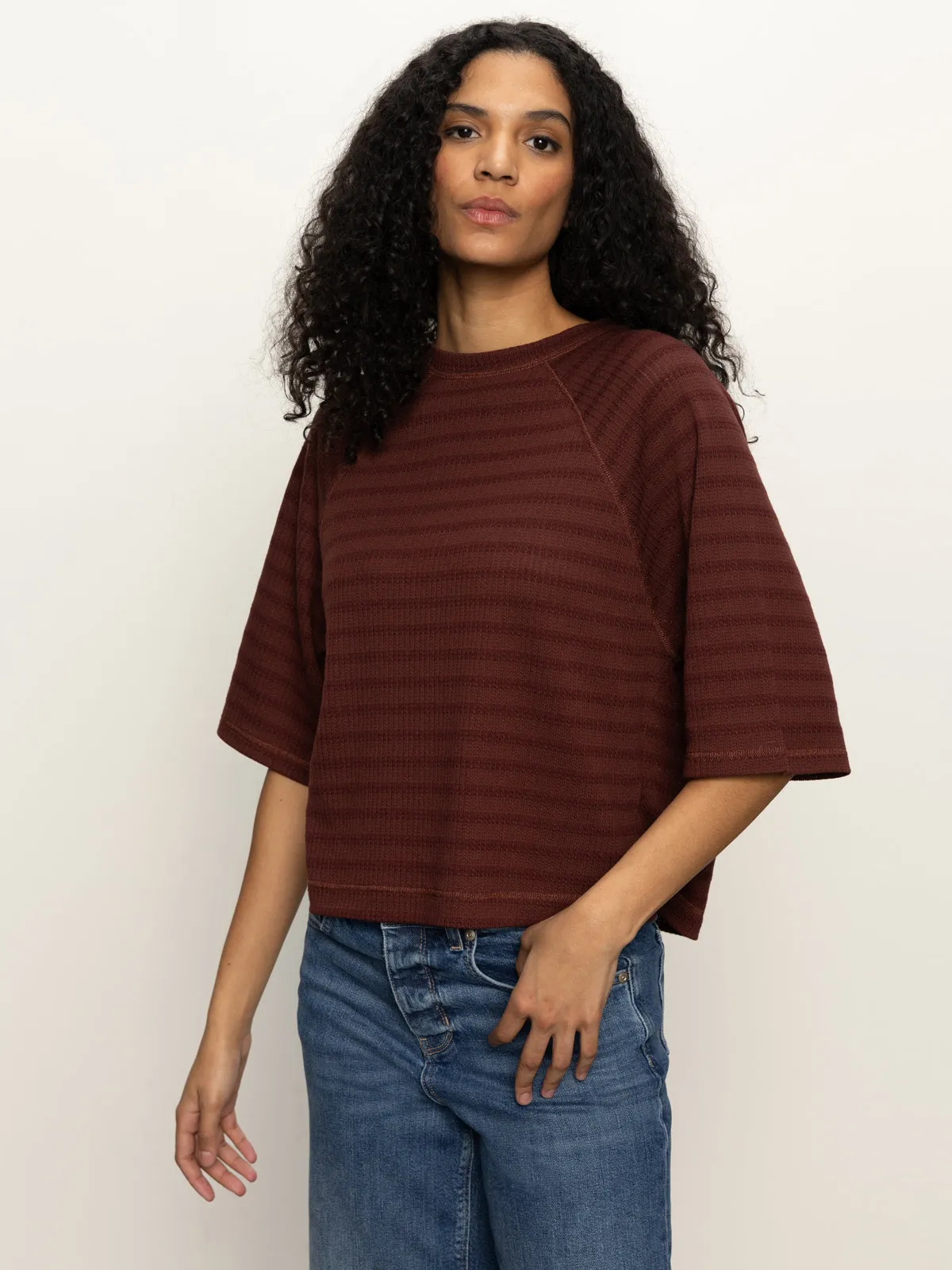 Soft Touch anniversary Boxy Raglan Tee Chicory
