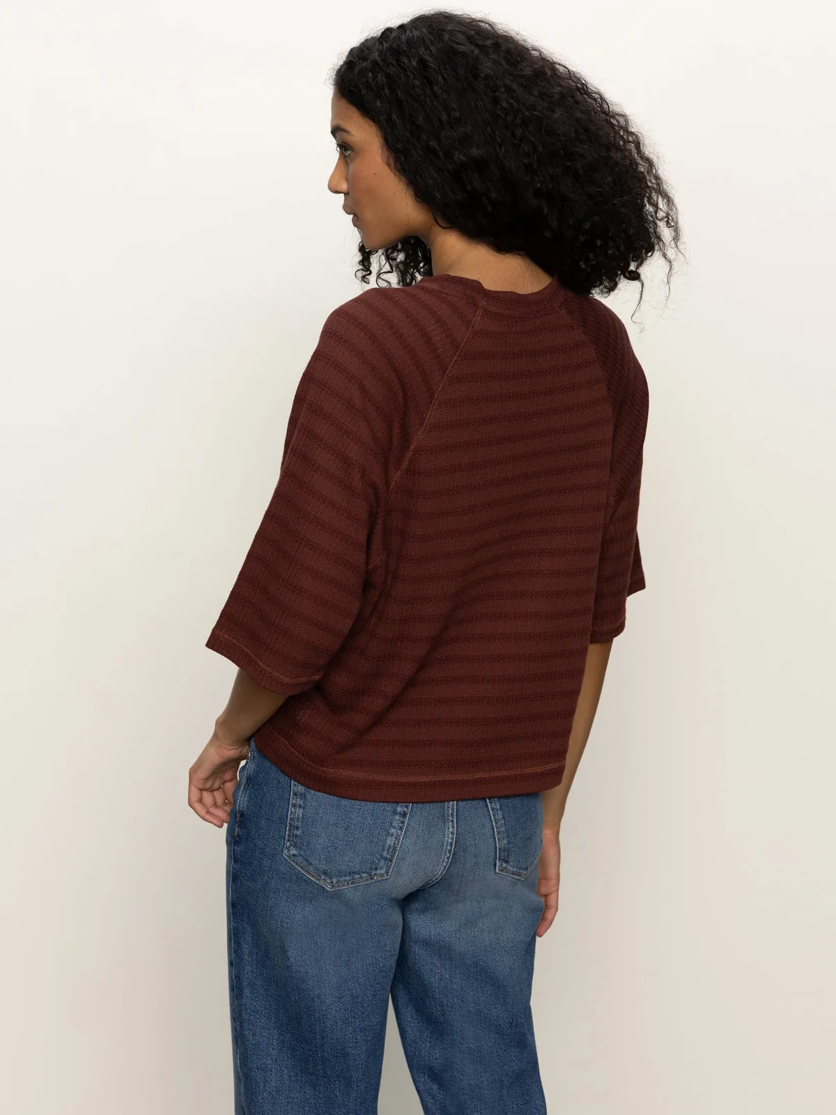 Boxy Raglan Tee Chicory Affordable