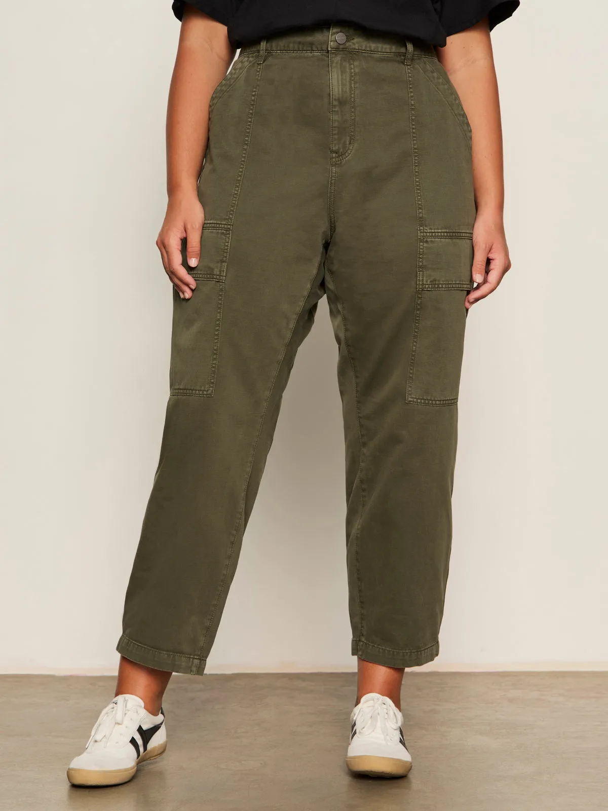 Breathable Material Boyfriend Utility Pant Kalamata Extended Sizing