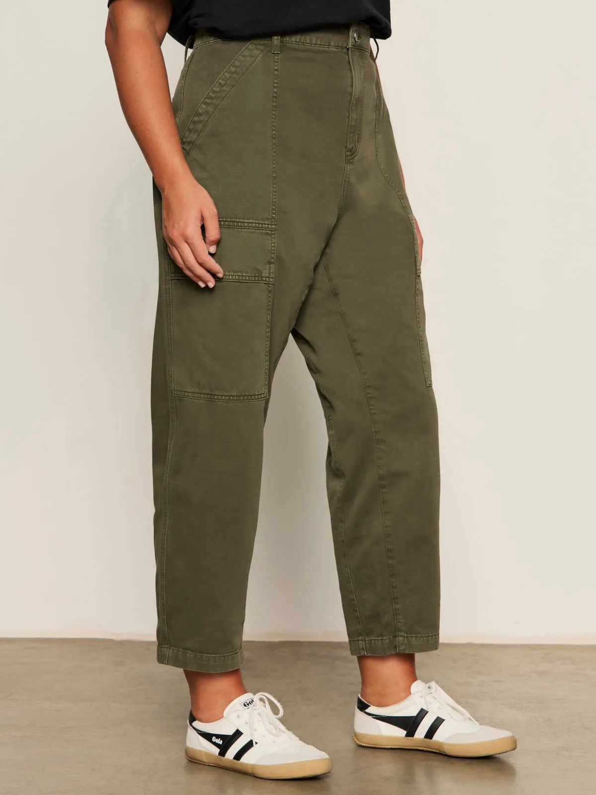 Boyfriend Utility Pant Kalamata Extended Sizing TaglessDesign Quick Access Zippers