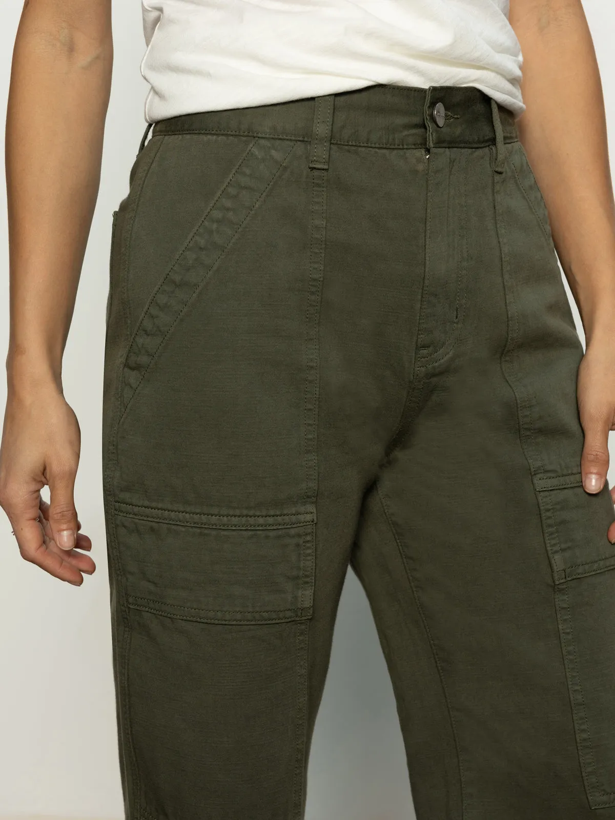 Relaxed Fashion Move Comfort Boyfriend Utility Pant Kalamata