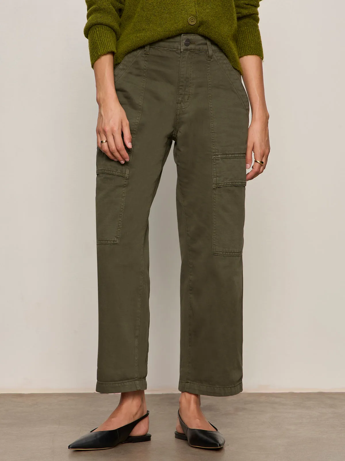 Non Irritating Tags Boyfriend Utility Pant Kalamata Petite Sizing