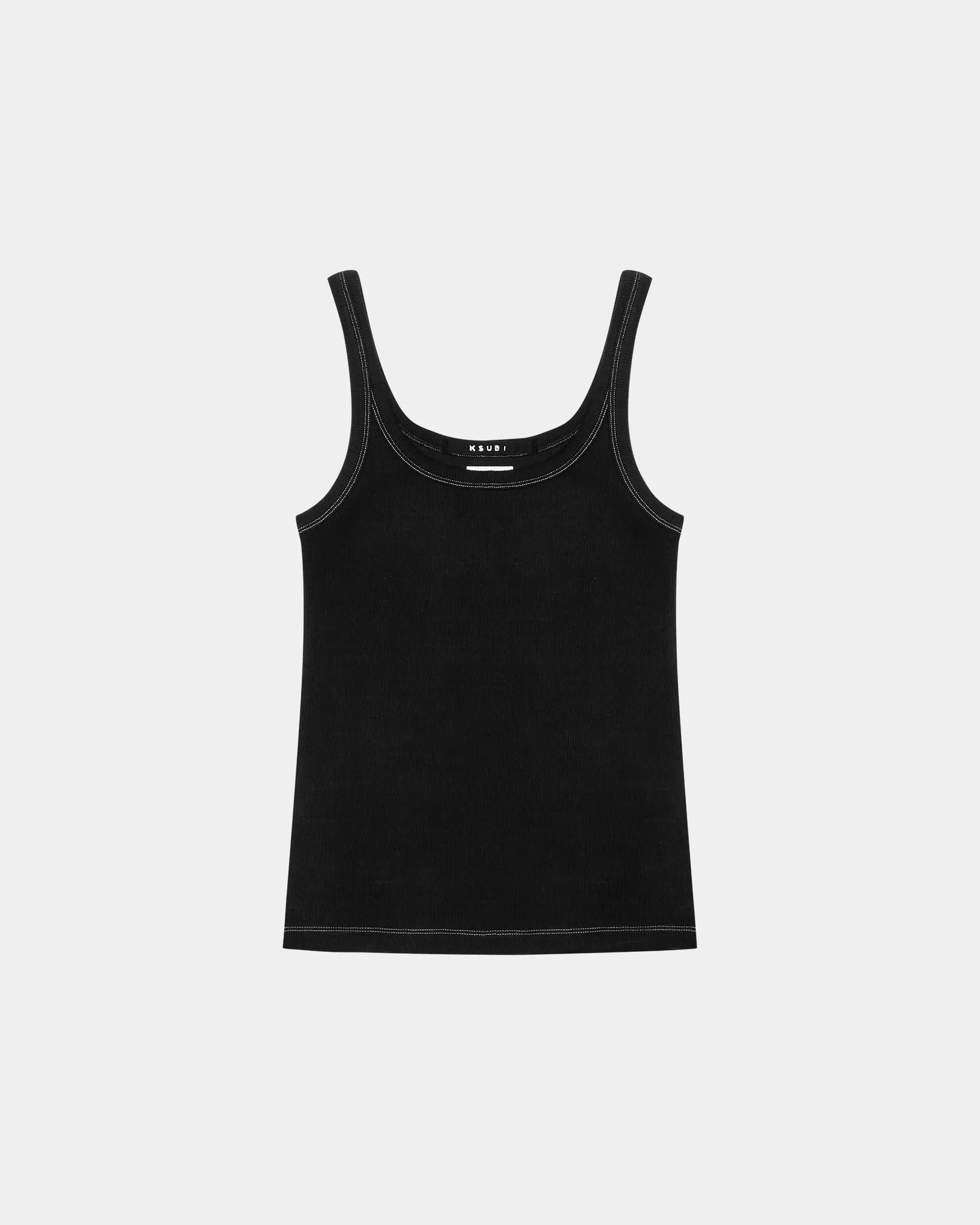 ARISE TANK TOP BLACK Bonded Seam Durability SoftFeel Fabric