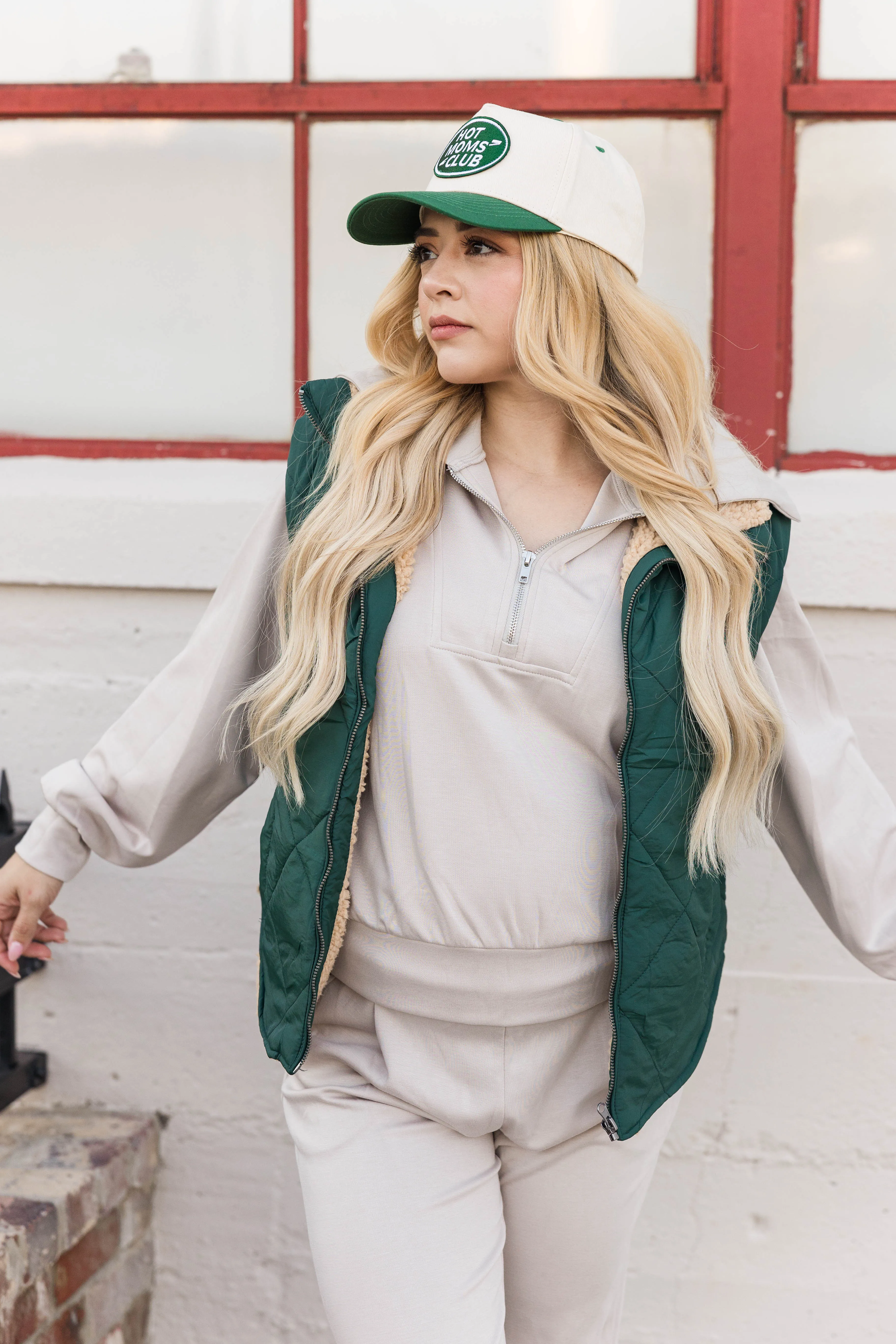 Low Profile Seaming Compression Fit Technology Quilted Fleece Lined Reversable Puffer