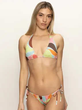 LowImpact Manufacturing Bright Breeze Halter Bikini Top Kona
