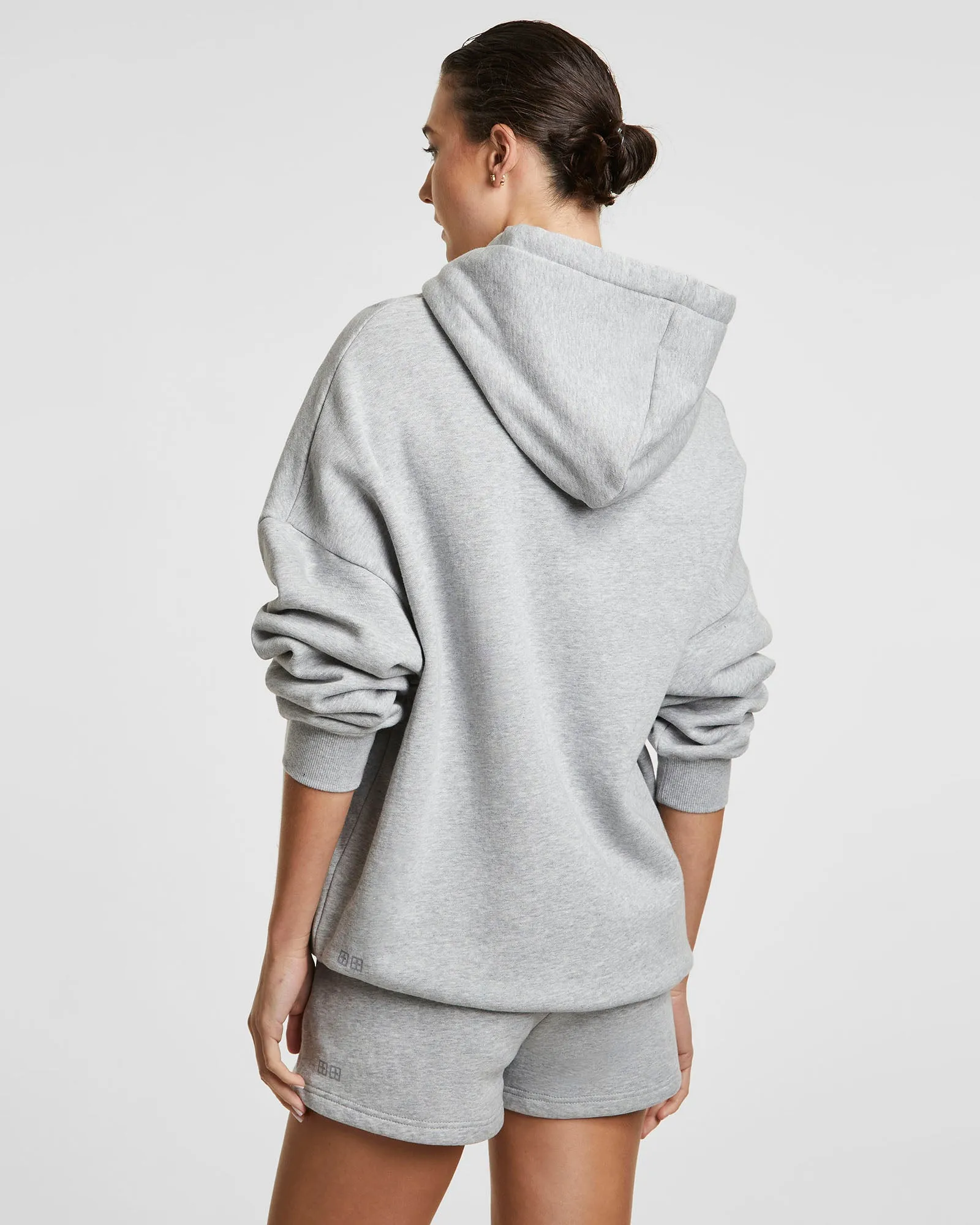3 X 4 OH G HOODIE GREY MARL Luxury Fiber Blend