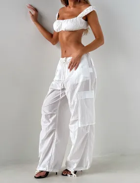 VIOLETTE PANT - WHITE BreathableLining Light Reflective Details