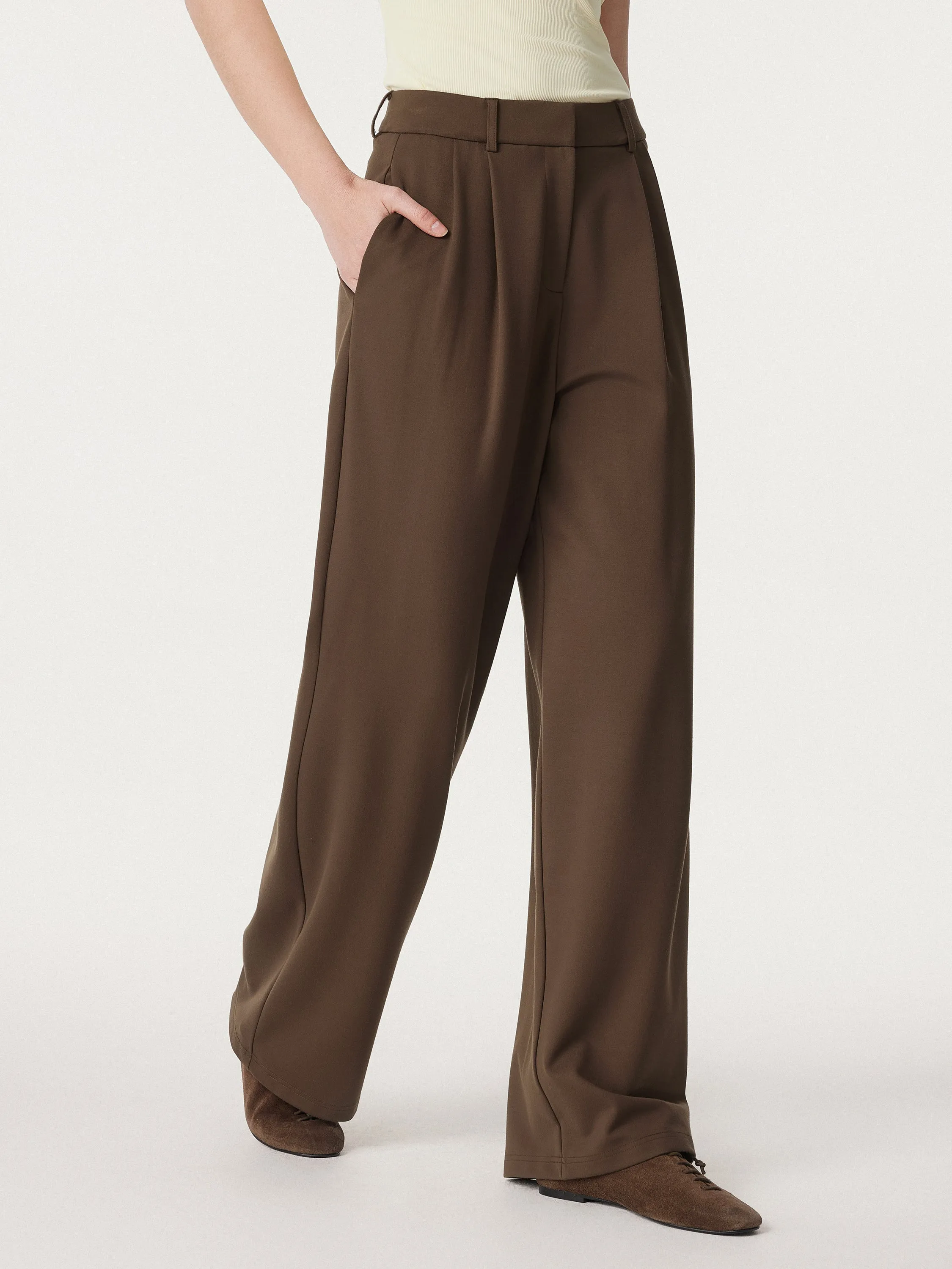 All Use Breezy Wide Leg Pant with Pockets