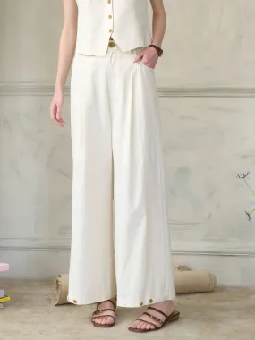 Durable Construction Flex Look Briella Casual High-waisted Straight Trousers