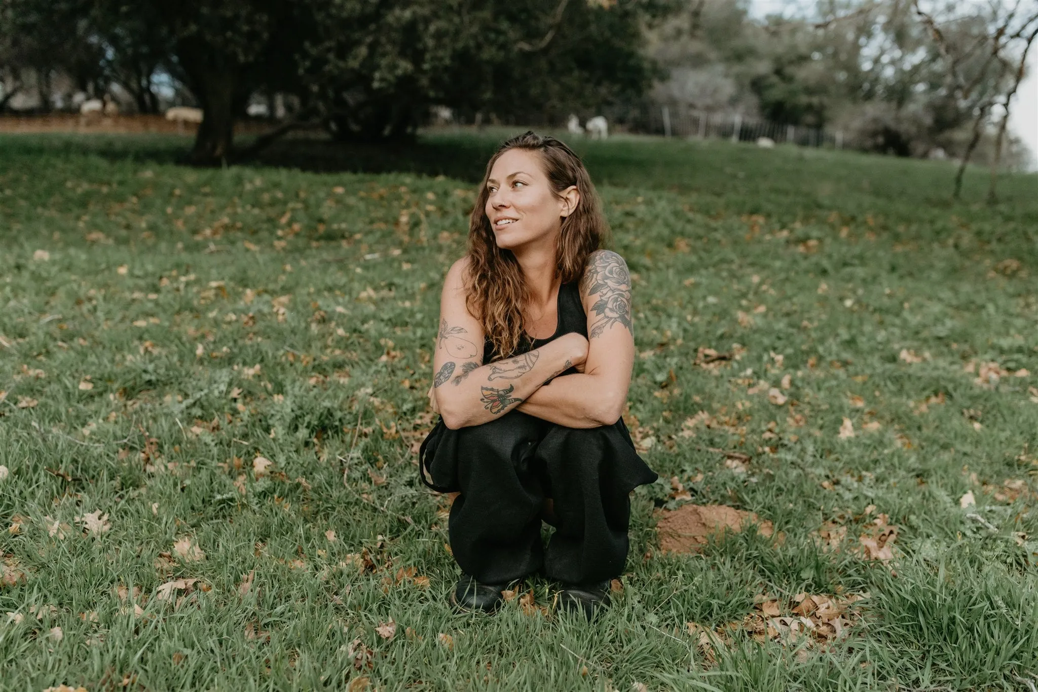 Variable Tension Adjustment Bold Design Liberty Jumpsuit in Black Linen