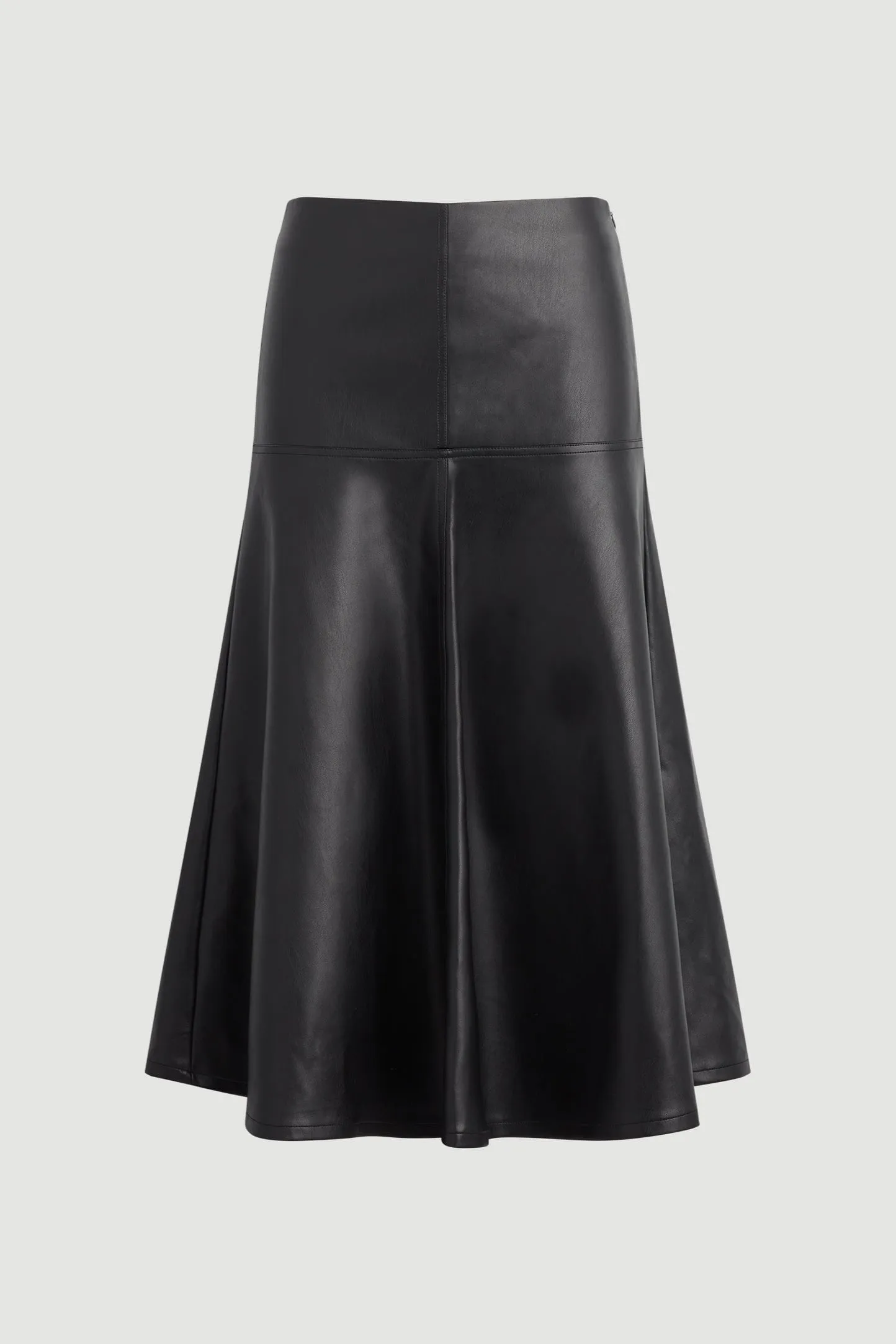 Harley A-Line Vegan Leather Skirt (Petite) Comfy Style
