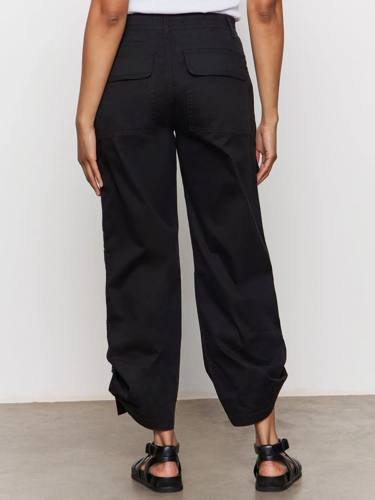 On The Go Cali Cargo Standard Rise Pant Black