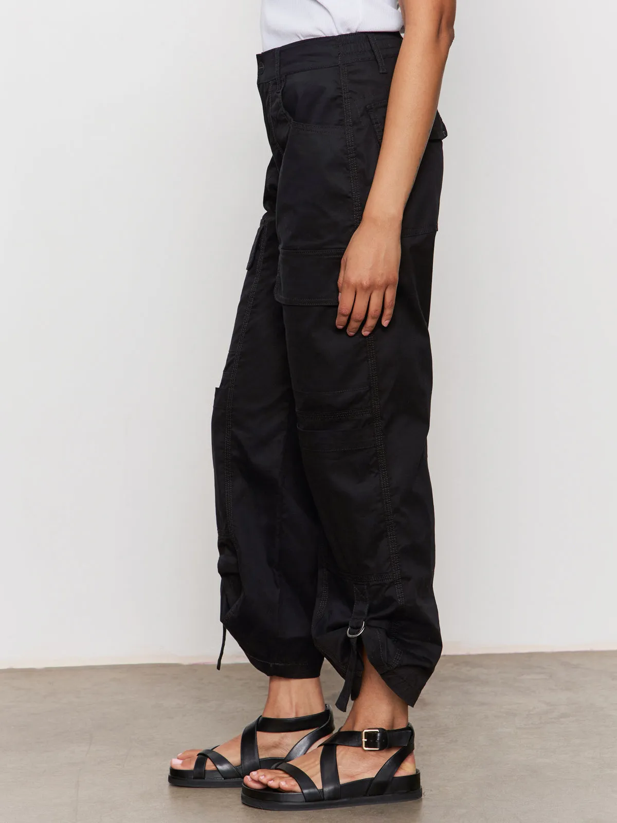 Zero Waste Manufacturing Cali Cargo Standard Rise Pant Black