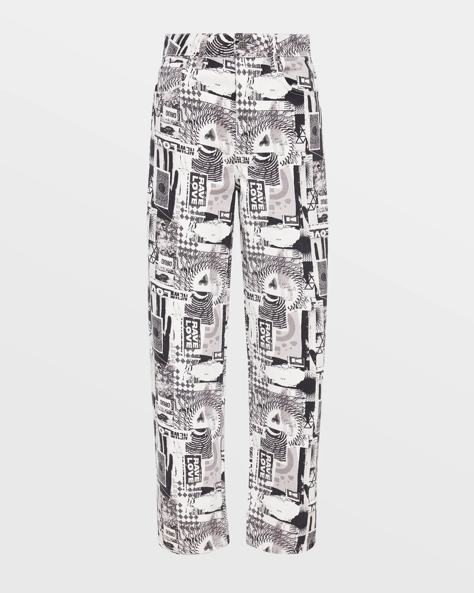 Loose Outdoor Adventure Work Meeting BROOKLYN JEAN PURE LOVE B&W