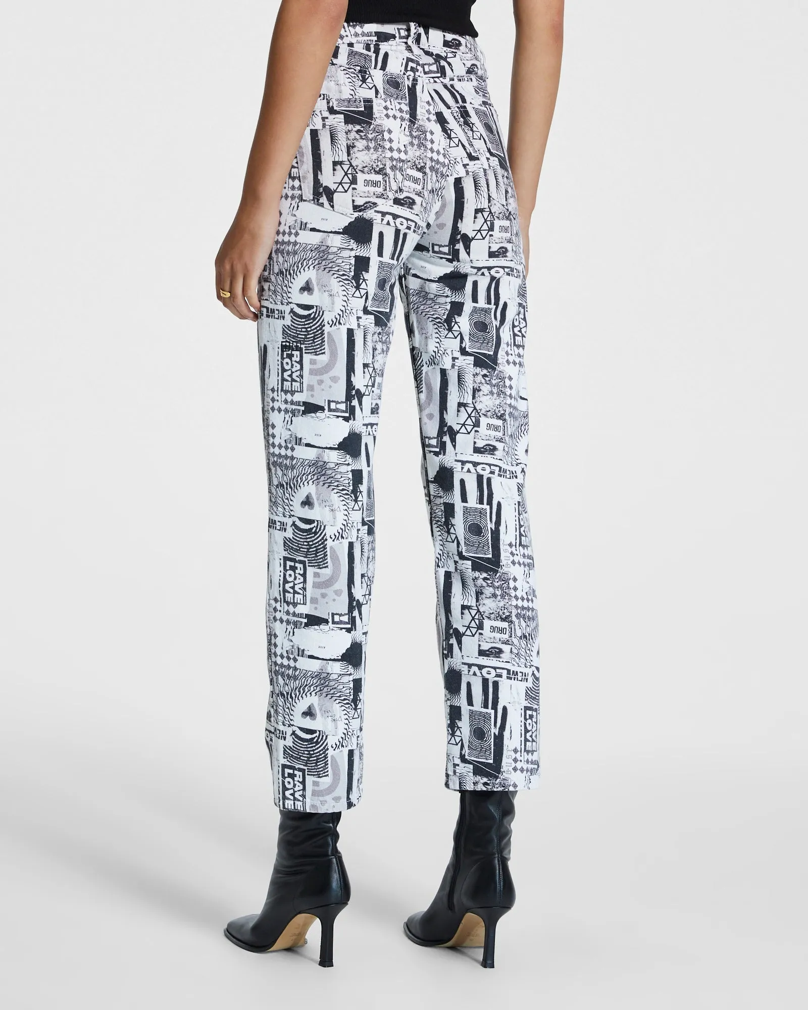 Timeless Look Comfy Touch BROOKLYN JEAN PURE LOVE B&W