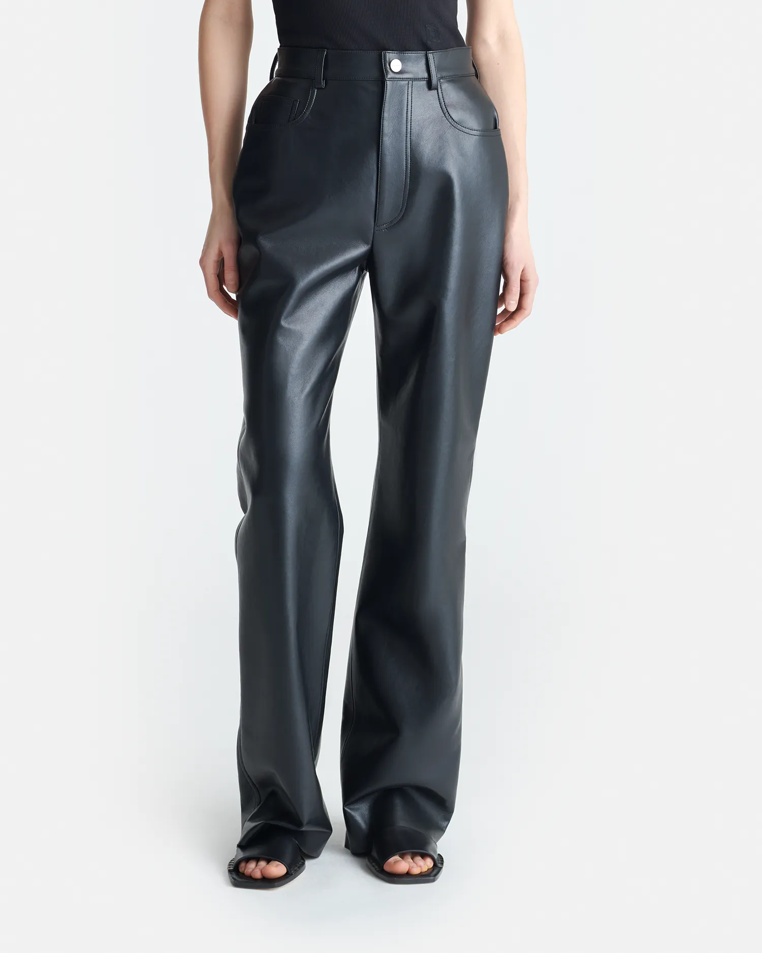 Camma - Straight Leg Trousers - Black Core Movement