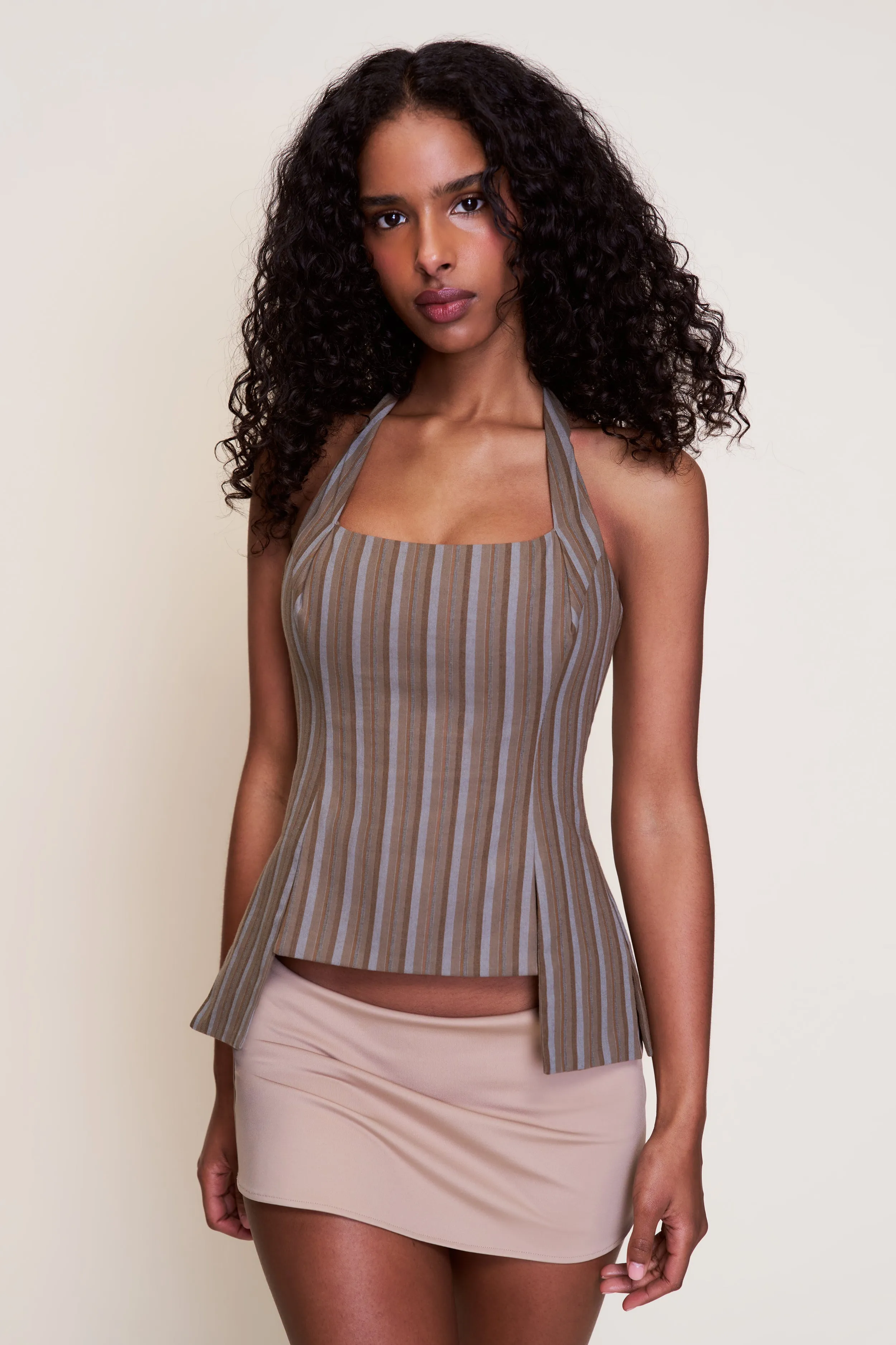 Hypoallergenic fabric Carine Halter Top