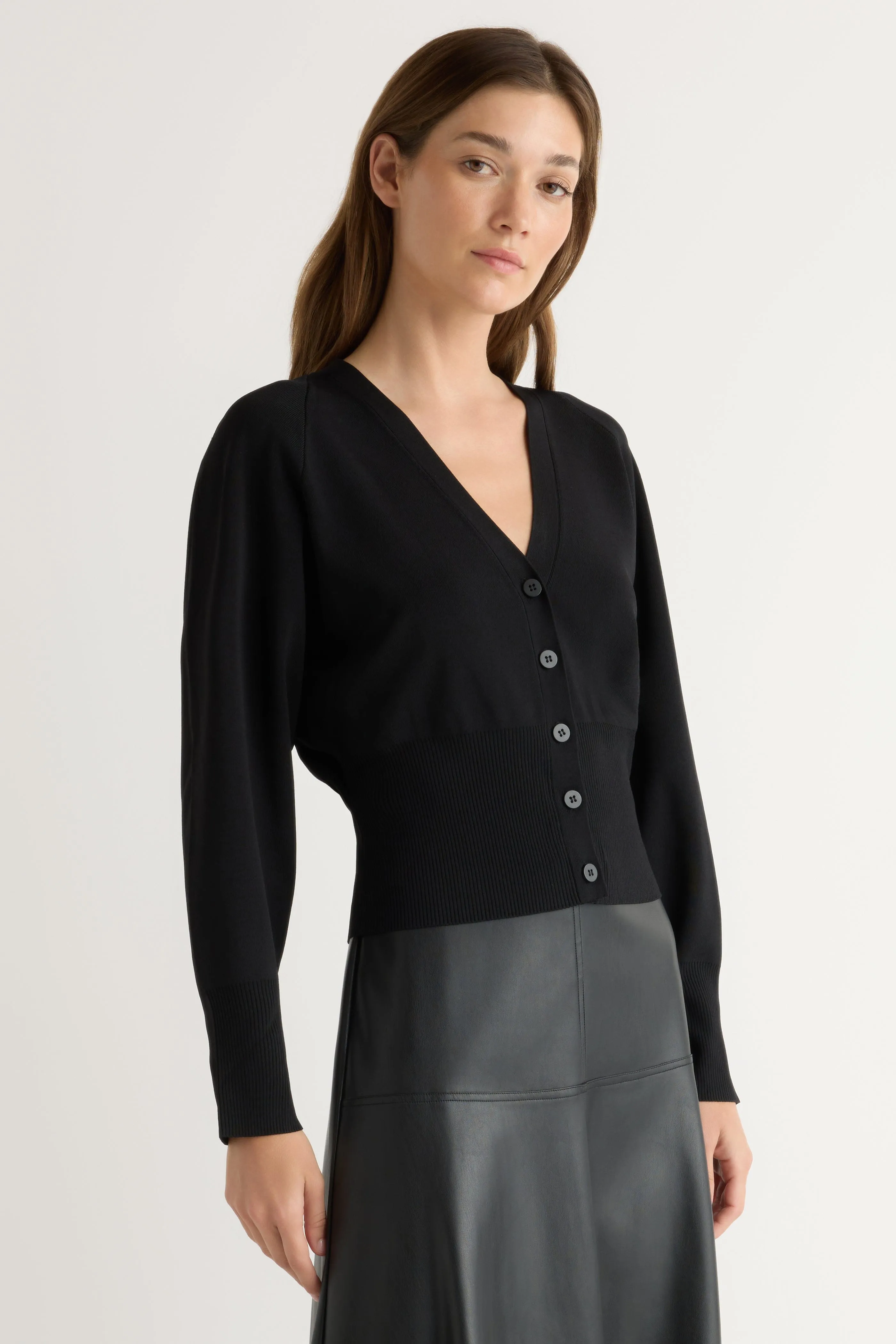 Carson Button-Front Cardigan Versatile knitwear