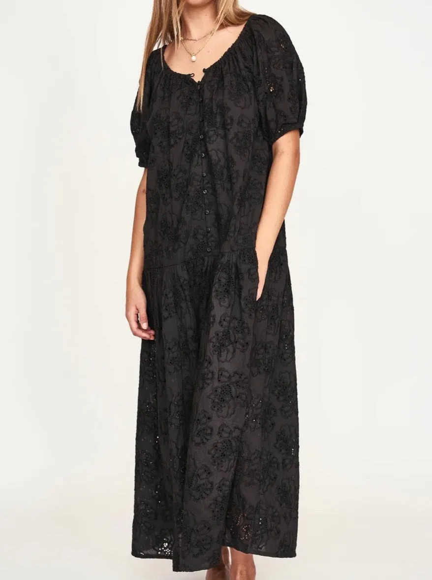 Mirth Capri Dress In Black Eyelet Simple Spirit Daily Form