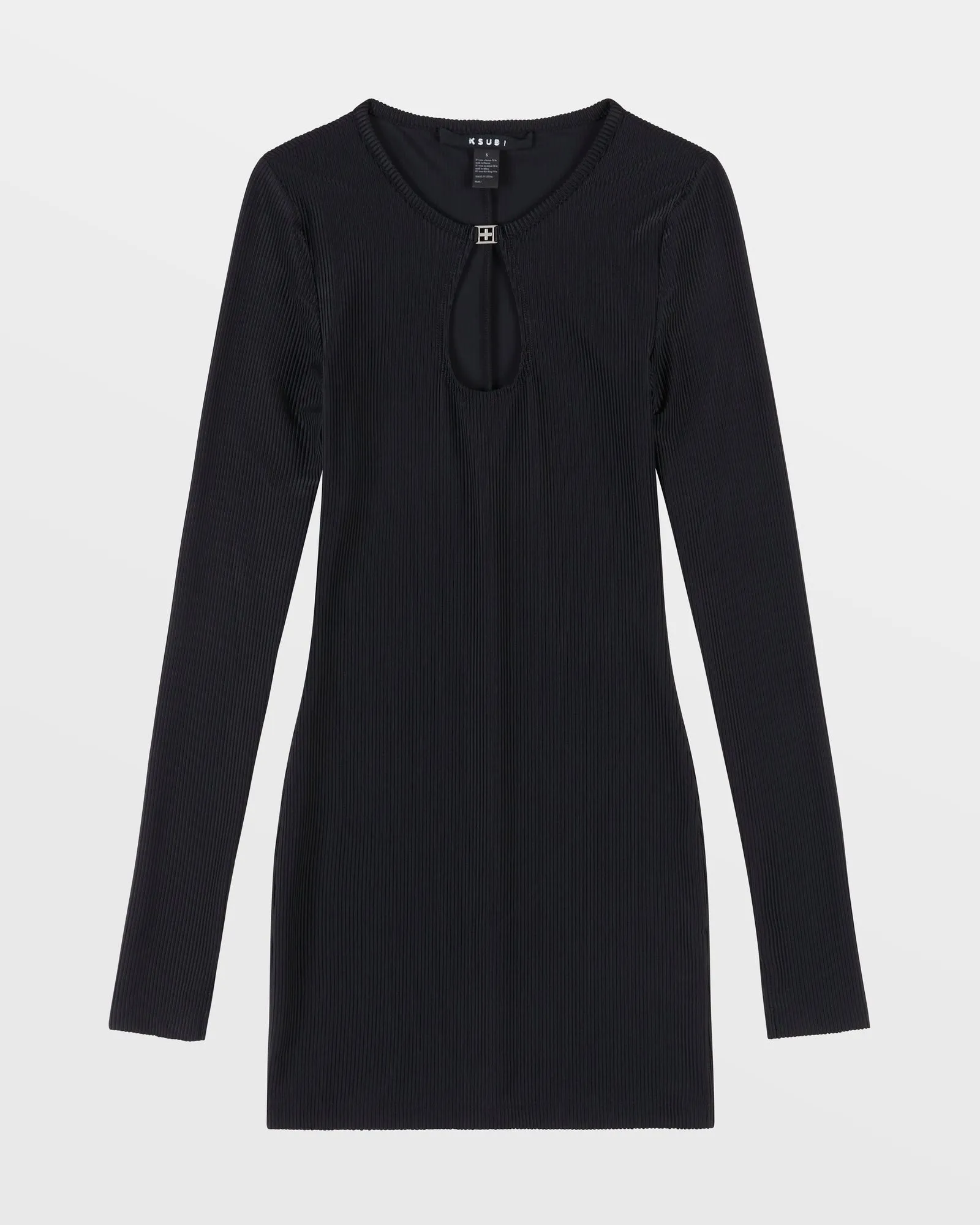 Festive Mood CHARMED KEYHOLE DRESS BLACK