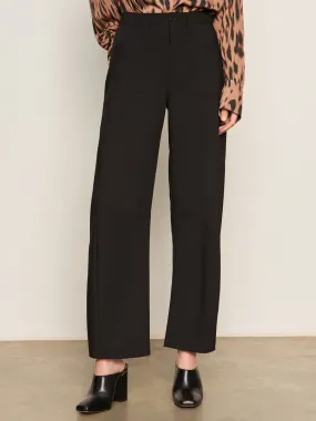 Tapered Look Versatile Wear Charter Gab Barrel Pant Black