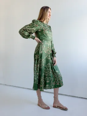 Caroline Midi Dress Flattering Fit for All