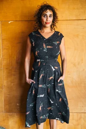 Classic Wardrobe Piece Modern Flow Xena Dress in Protection Spell