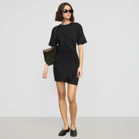 Chic Ensemble urban vibe Fallon Organic Cotton T-Shirt Wrap Dress