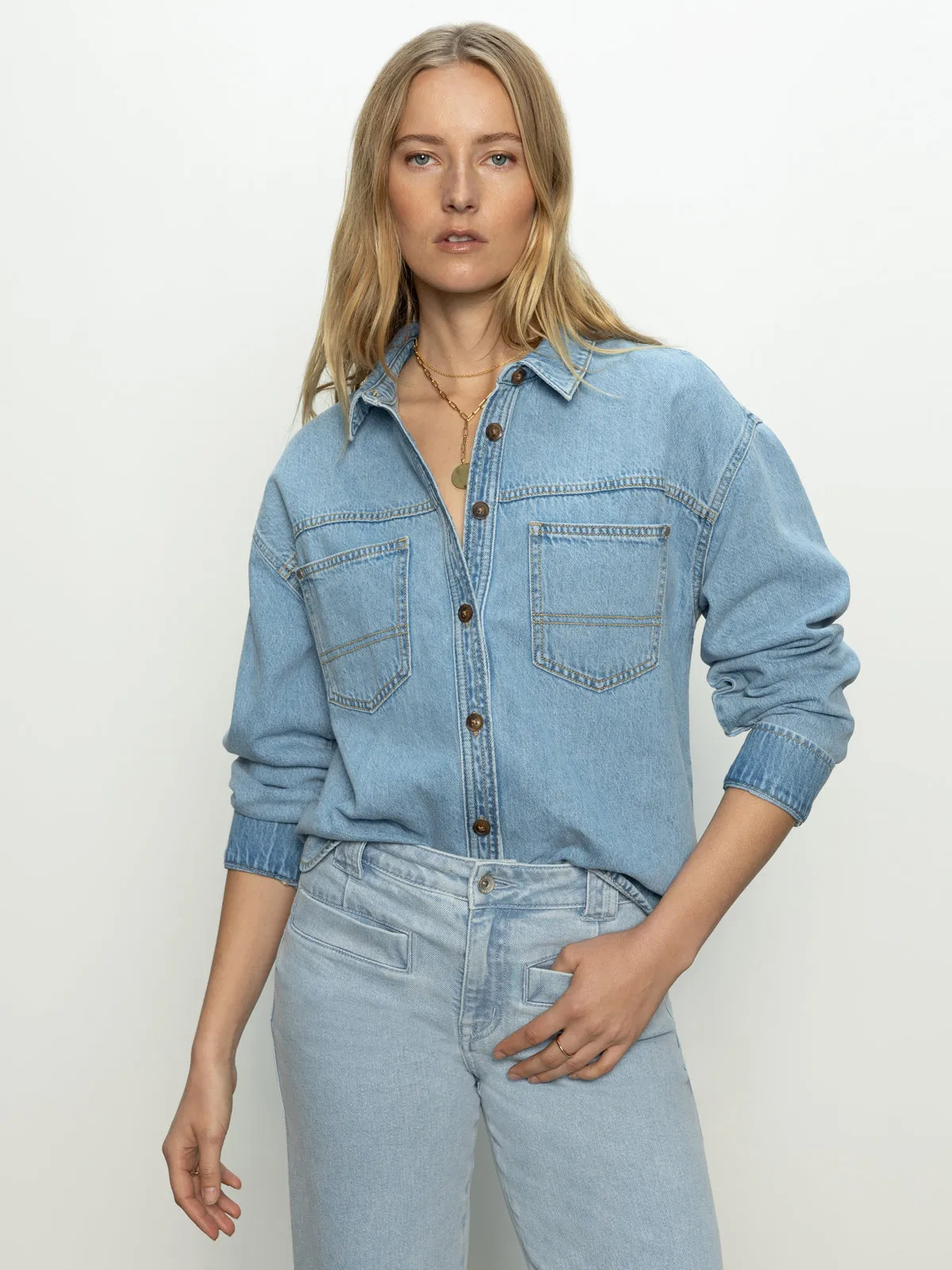Ivy Denim Shirt Break The Rules Simple Yet Elegant