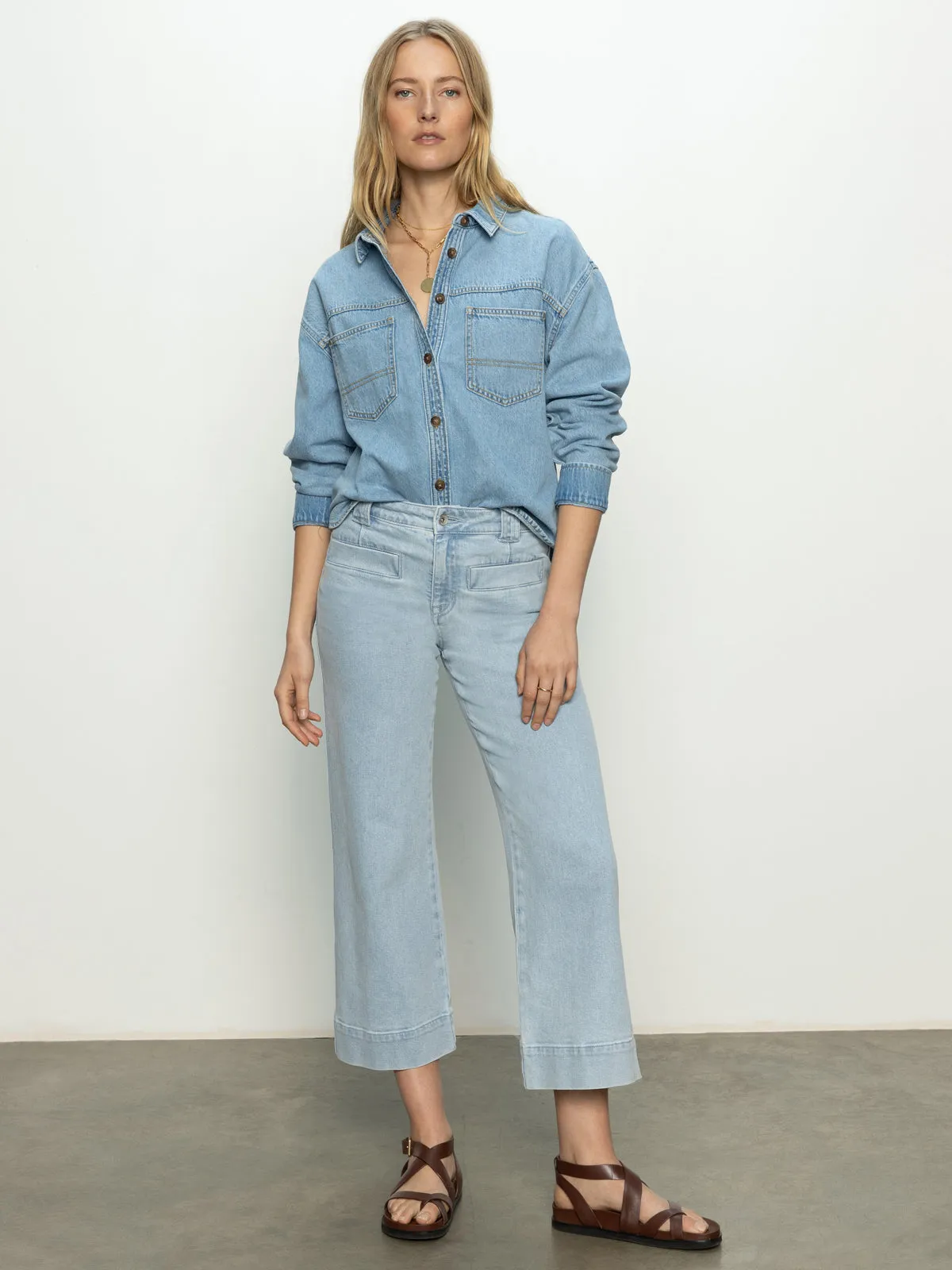 Ivy Denim Shirt Break The Rules Foundation Piece Eco Friendly Date Night