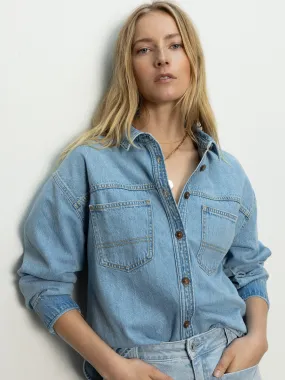 Sophisticated Casual Ivy Denim Shirt Break The Rules