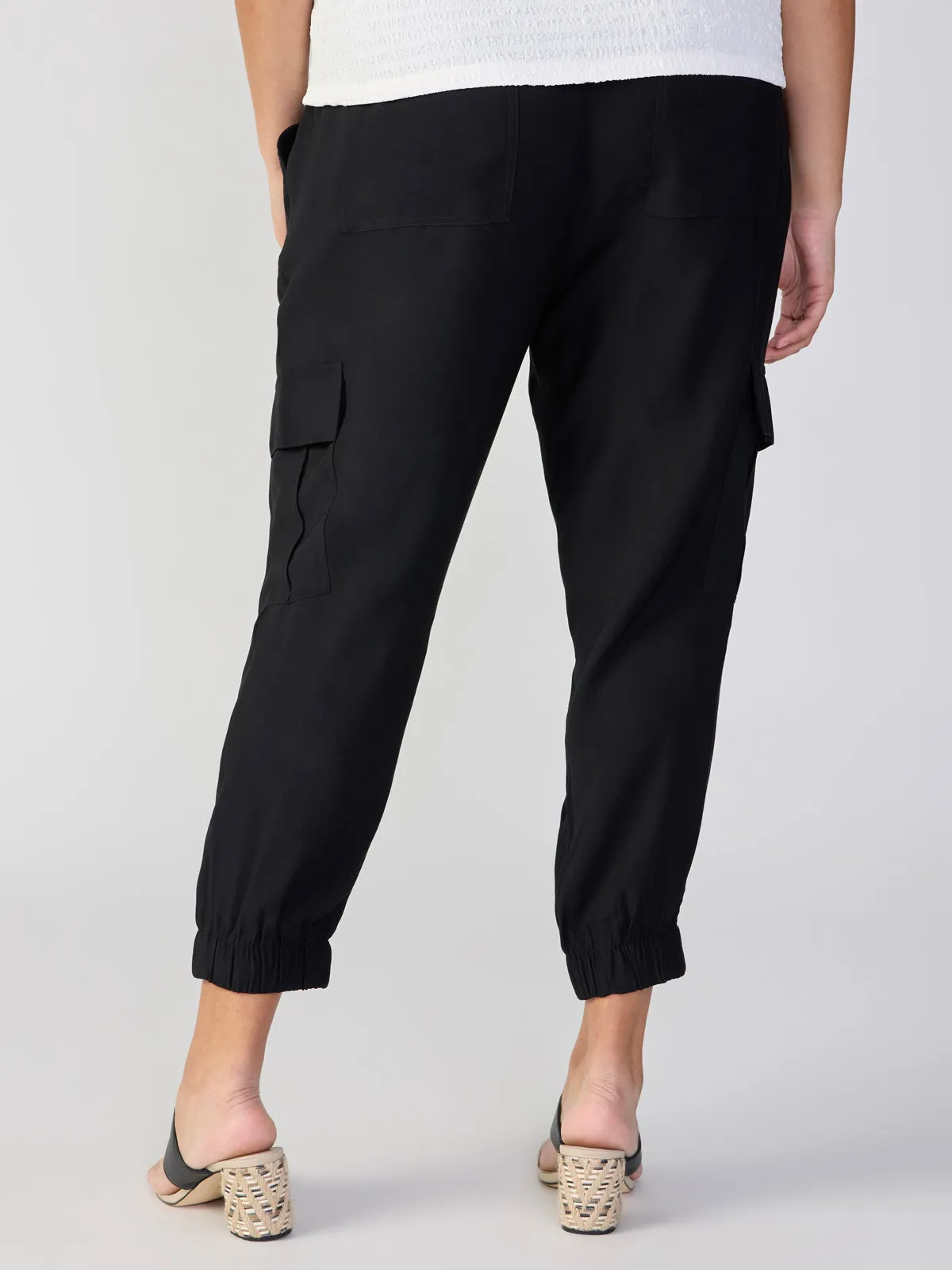The Harmony Semi High Rise Pant Black Extended Sizing Trendy Waist