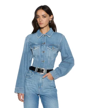 CINCHED JACKET CROP TRU VINTAGE Static Resistant Fashion Shield