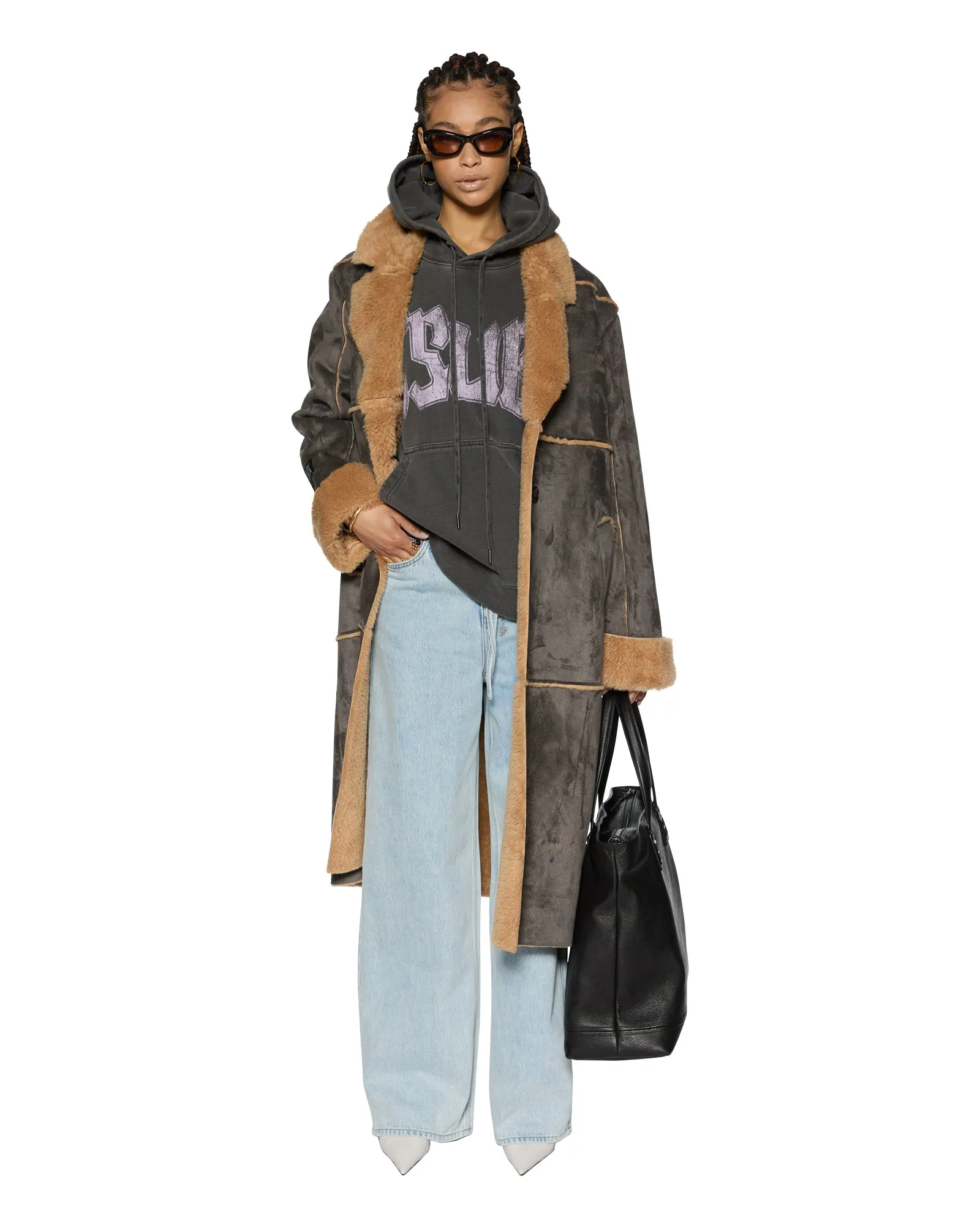 Modular Attachment Points All Season Fit HUSTLER COAT STEEL/TAN