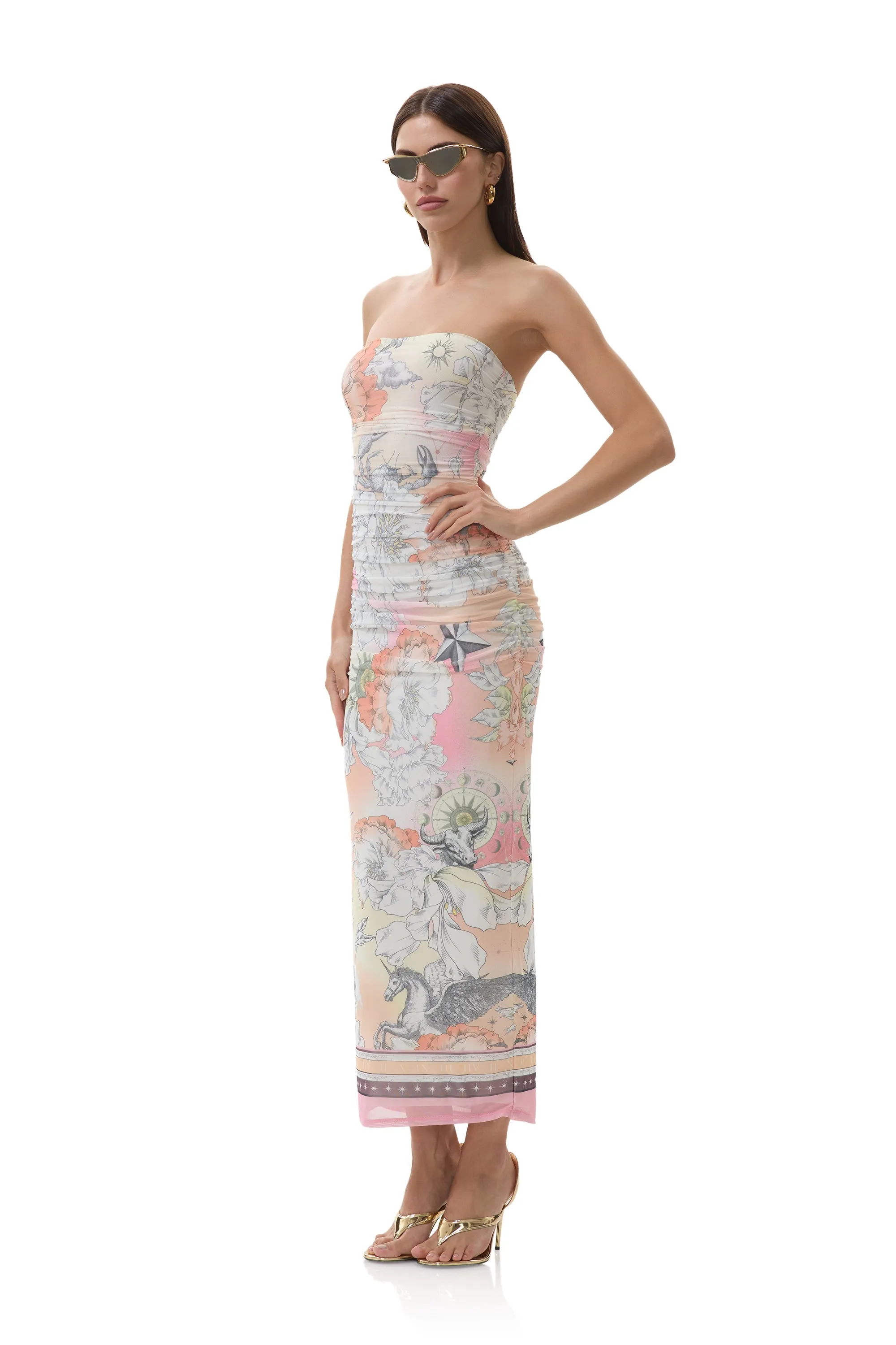 relaxed shape Easy-Storage Marlo Dress - Zodiac Convo