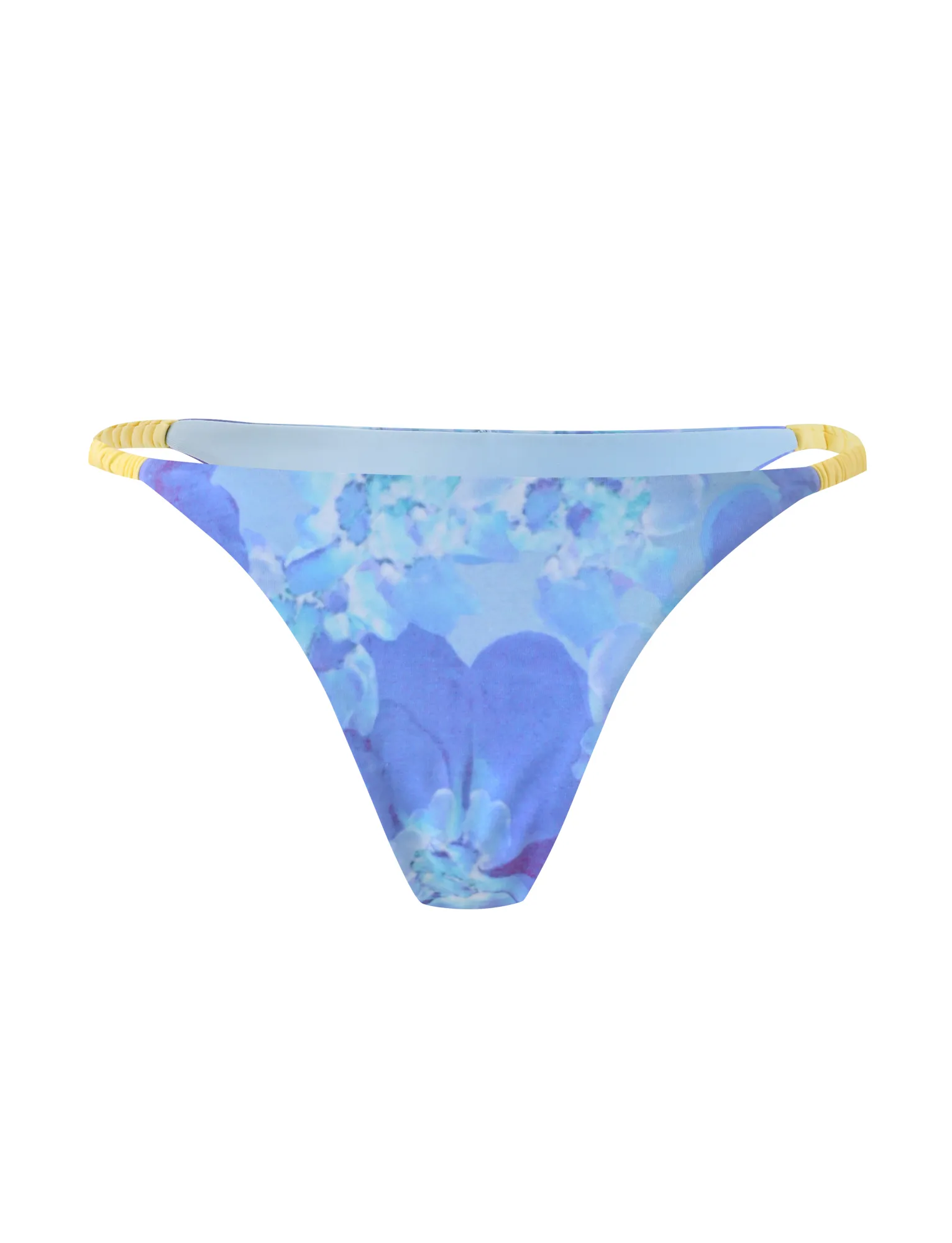 EMBERLAIN BIKINI BOTTOM - BLUE MACRO FLORAL Budget Friendly Outdoor Swim