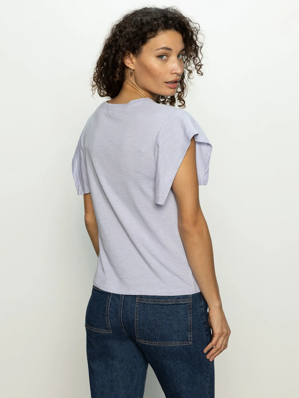 Relaxed Muscle Tee Lavender Mist Women